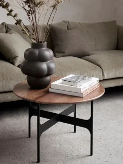 Wendelbo Floema coffee table, medium, black - walnut