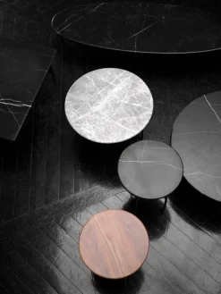 Wendelbo Floema coffee table, small, black - walnut