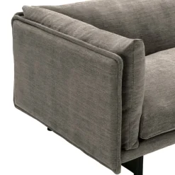 Wendelbo Kite 2-seater sofa, black stained oak - Roco 08