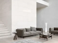 Wendelbo Kite 2-seater sofa, black stained oak - Roco 08