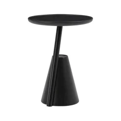Wendelbo Mate side table, black stained oak