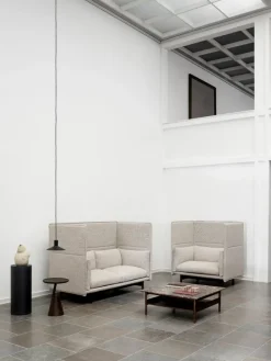 Wendelbo Mate side table, dark brown stained oak