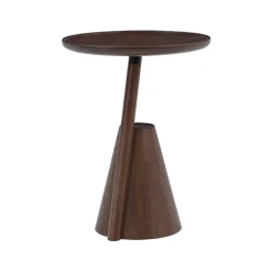 Wendelbo Mate side table, dark brown stained oak