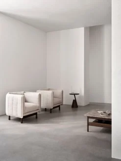 Wendelbo Mate side table, dark brown stained oak