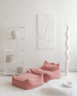 Wigiwama Beanbag chair, guava pink