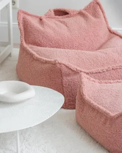 Wigiwama Beanbag chair, guava pink