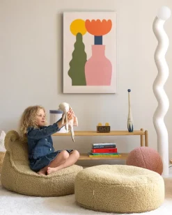 Wigiwama Bear beanbag chair, matcha