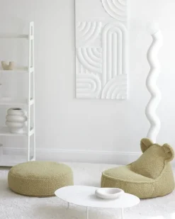 Wigiwama Bear beanbag chair, matcha