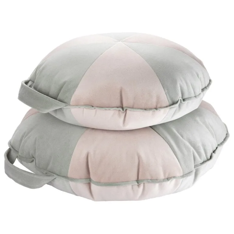 Wigiwama Cookie beanbag, small, misty green - dusty beige