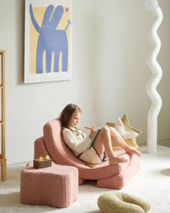 Wigiwama Moon chair, guava pink