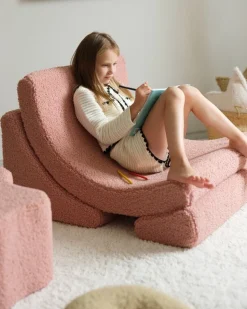 Wigiwama Moon chair, guava pink