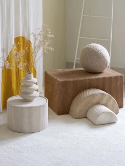 Wigiwama Pouffe set, pink mousse