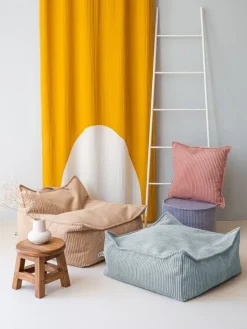 Wigiwama Square ottoman, peppermint green