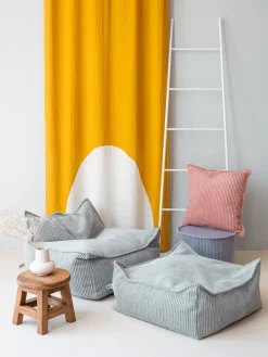 Wigiwama Square ottoman, peppermint green