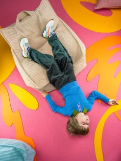 Wigiwama Square ottoman, peppermint green