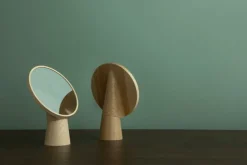 Wooden Kuvastin mirror, ash