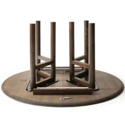 Wooden SJL extendable table, 140-200 cm, beech