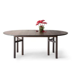 Wooden SJL extendable table, 140-200 cm, beech