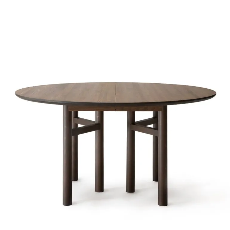 Wooden SJL extendable table, 140-200 cm, beech