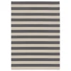 Woodnotes Big Stripe In-Out rug, melange grey - light sand