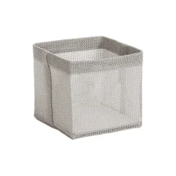 Woodnotes Box Zone container, 15 x 15 cm, stone