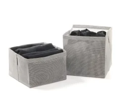 Woodnotes Box Zone container, 30 x 30 cm, stone