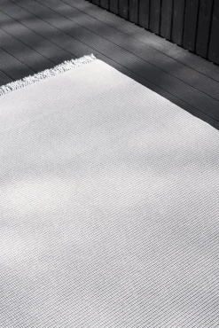 Woodnotes Grain In-Out rug, melange grey - light sand