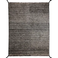 Woodnotes Grid rug, white - black