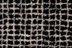 Woodnotes Grid rug, white - black