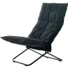 Woodnotes K chair, narrow, matt black tubular base, black