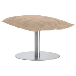 Woodnotes K ottoman, narrow, base plate, natural/black