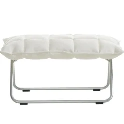 Woodnotes K ottoman, wide, tubular base