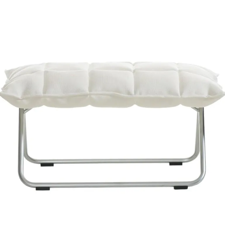 Woodnotes K ottoman, wide, tubular base