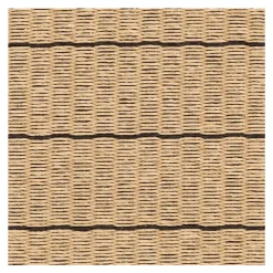 Woodnotes Line rug, natural - black