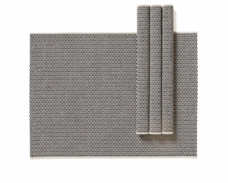 Woodnotes Morning placemat, 35 x 45 cm, set of 4, black - stone