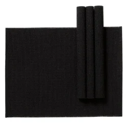 Woodnotes Morning placemat, 35 x 45 cm, set of 4, black