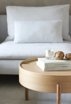 Woud Arc coffee table 66 cm, oiled oak