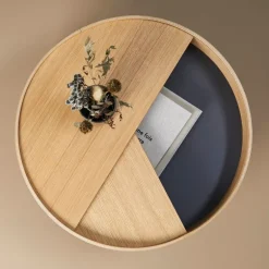 Woud Arc coffee table 66 cm, oiled oak