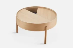 Woud Arc coffee table 66 cm, oiled oak