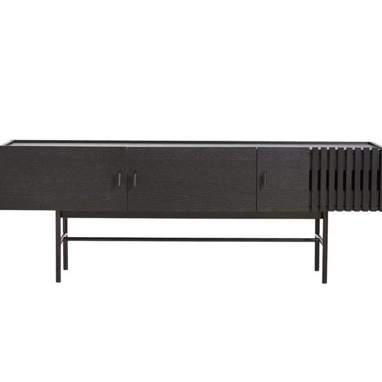 Woud Array low sideboard 150 cm, black