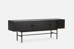 Woud Array low sideboard 150 cm, black