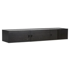 Woud Array sideboard 150 cm, wall-mounted, black