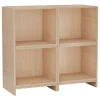 Woud Bricks shelving system E, white lacquered oak