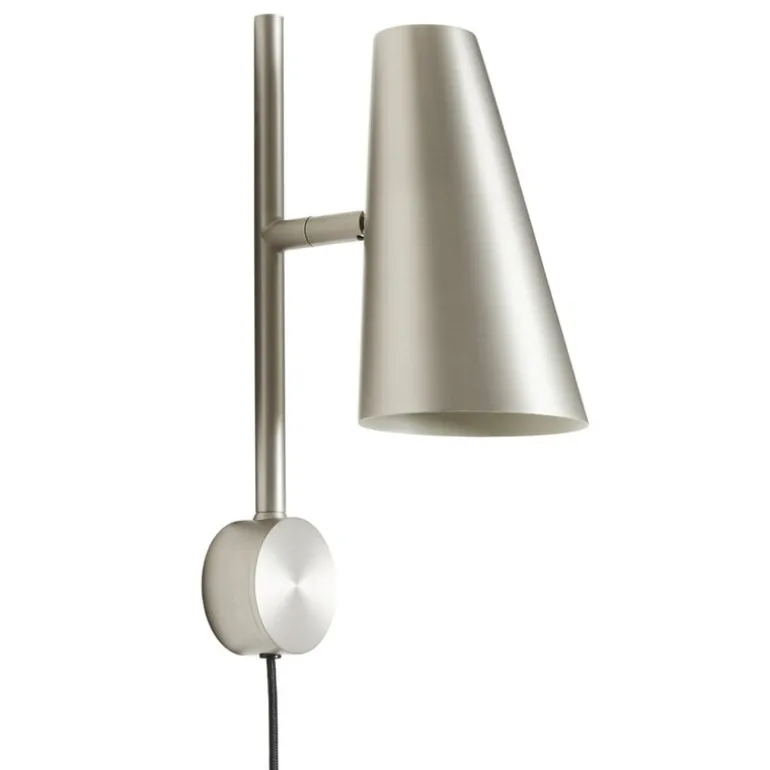 Woud Cono wall lamp, satin