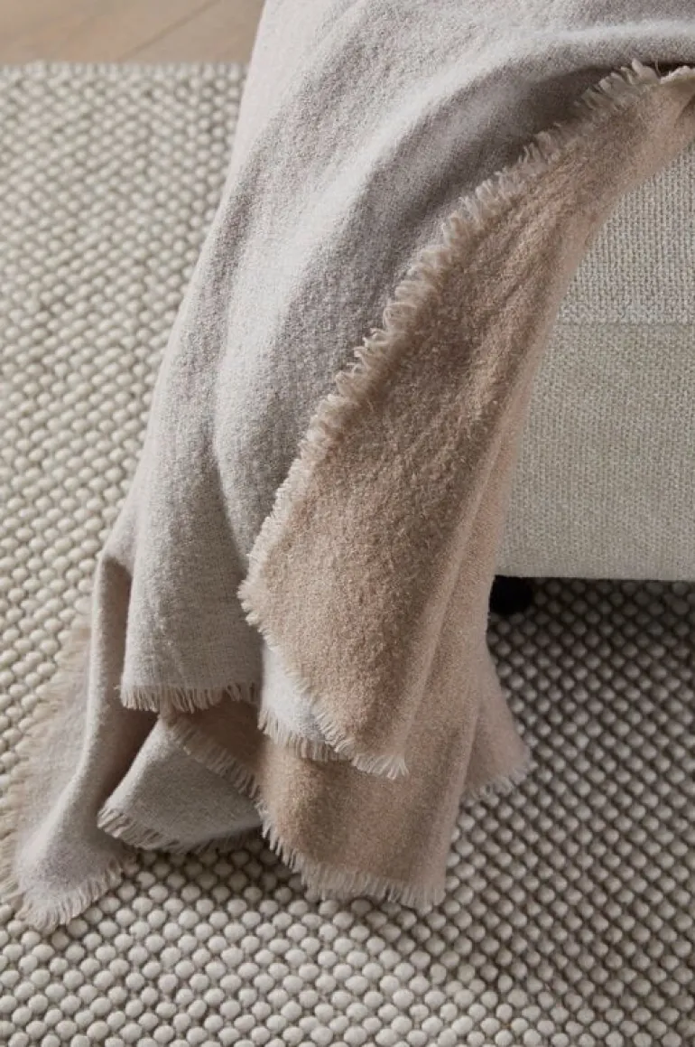 Woud Double throw, off-white - beige