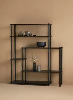 Woud Elevate shelving system 11, black