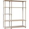 Woud Elevate shelving system 7, oak