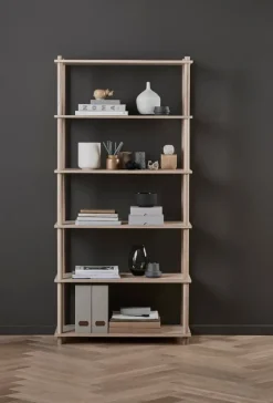 Woud Elevate shelving system 5, black