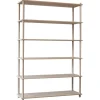 Woud Elevate shelving system 6, oak