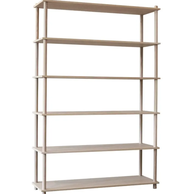 Woud Elevate shelving system 6, oak